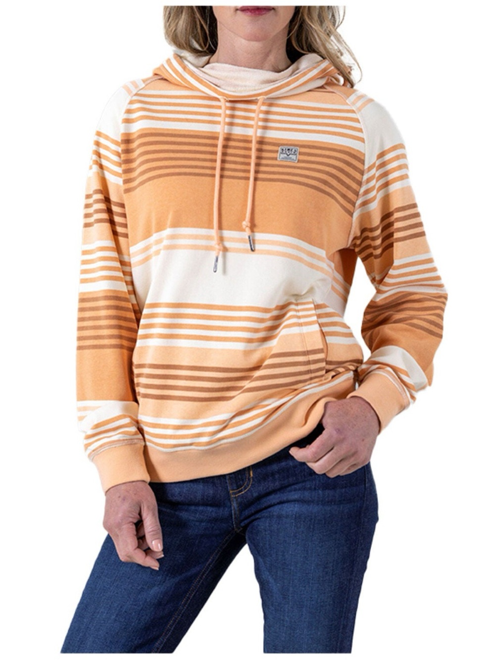 Kimes Ranch Hoodie Sweater Women’s Size XXL Western Striped Fall Cowgirl Comfy